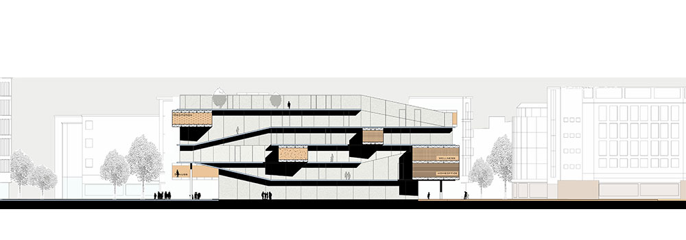 Moderne trifft regionale Fassade