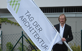 Fahne zum Tag der Architektur