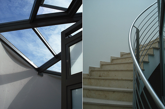 Tiefgarage und Erdgeschoss