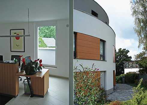 Tiefgarage und Erdgeschoss