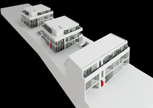 Loggia mit Dachterrasse